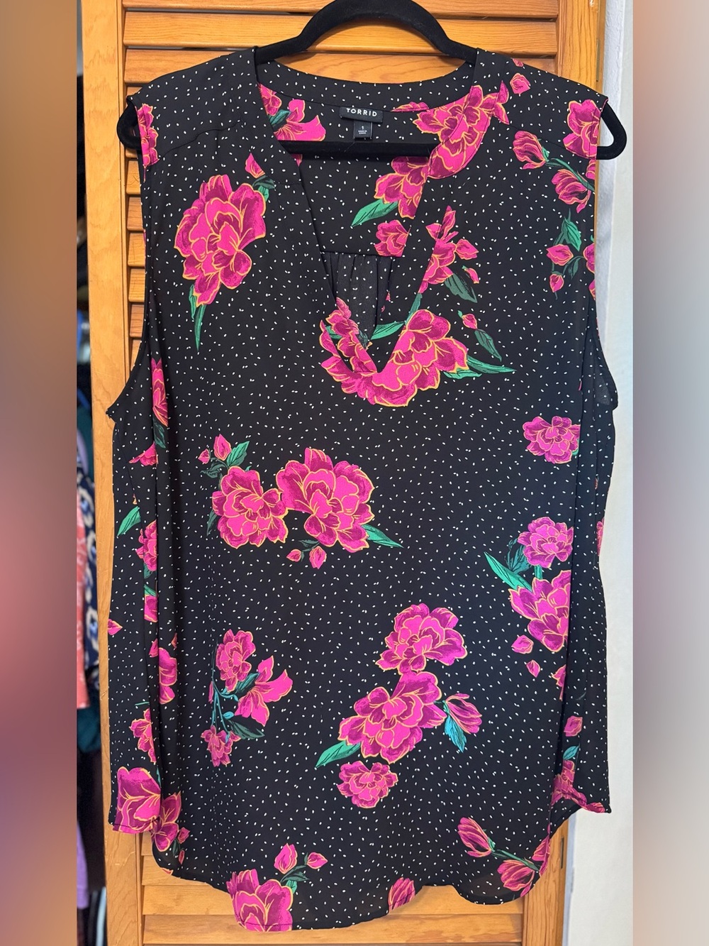 Torrid Georgette Pull-Over Tunic Top